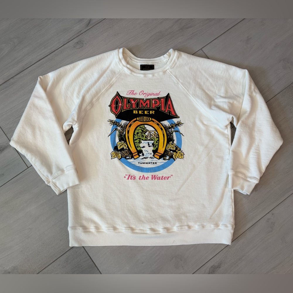 Free People Retro Brand “The Original Olympia Beer” Sweatshirt Unisex